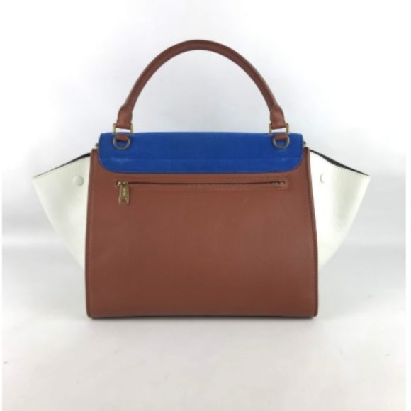 Authentic Celine Tri-coloured trapeze bag - Picture 5 of 16